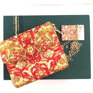 iYura Cute Hot Red Golden Soulder Crossbody Bag